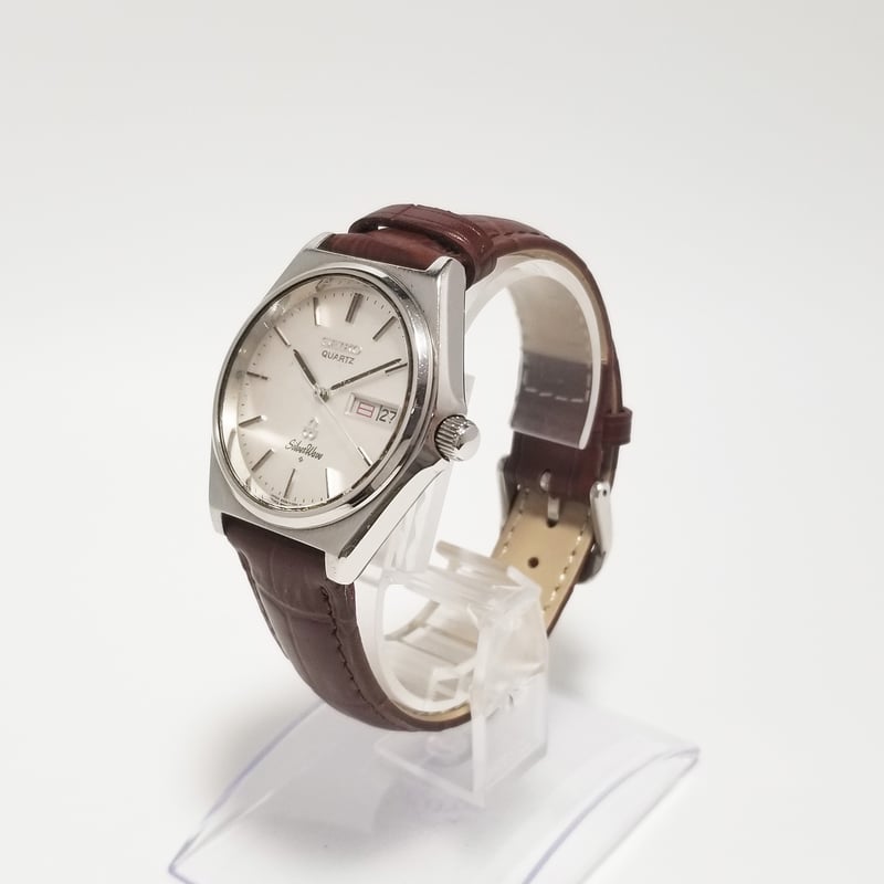 SEIKO】セイコー 腕時計 クォーツ 稼働 8229-8000 Silver Wave 新