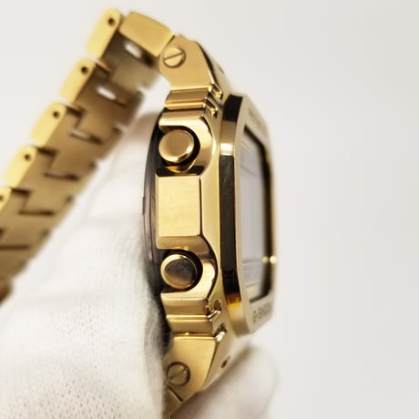 【CASIO】カシオ G-SHOCK Gショック フルメタル ゴールド GMW-B5000GD-9JF 電波ソーラー