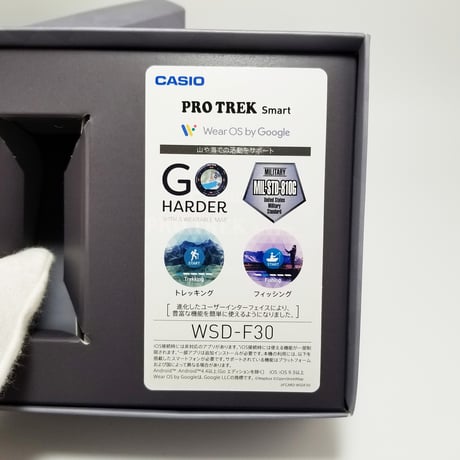 【CASIO】カシオ スマートウォッチ プロトレック スマート WSD-F30-BU