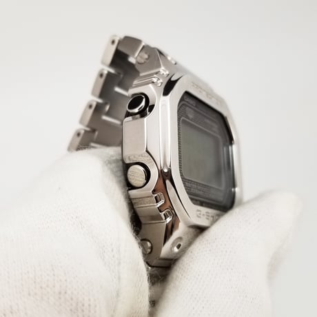 【CASIO】カシオ 腕時計 Gショック G-SHOCK フルメタル ソーラー デジタル GMW-B5000D-1JF Bluetooth 美品