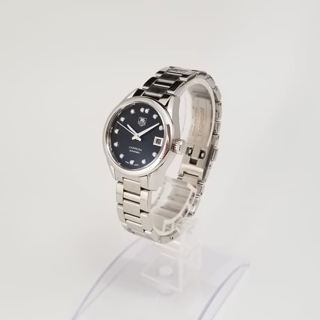 【TAG HEUER】タグホイヤー レディース腕時計 AT カレラ 12Pダイヤ 美品 WAR2413