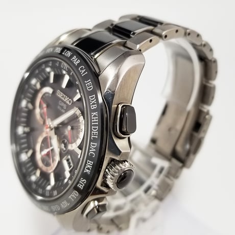 【SEIKO】セイコー アストロン 電波ソーラー デュアルタイム 8X53-0AB0-2 SBXB041 付属品あり