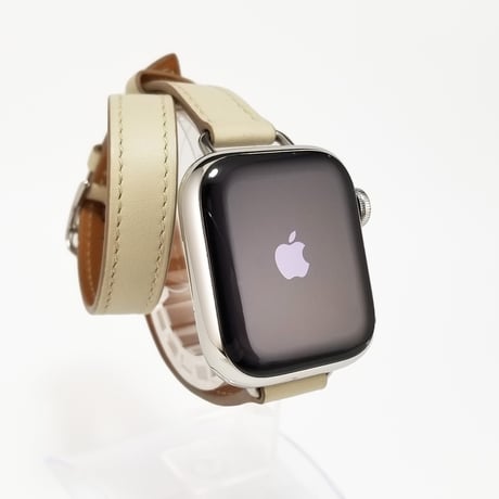 【Apple×Hermes】美品 エルメス×アップルウォッチ Apple Watch Hermès Series 8 シリーズ8 付属品有り A2773 セルラーモデル ドゥブルトゥール