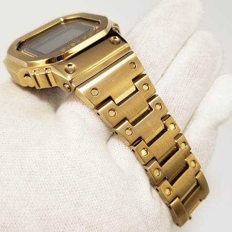 【CASIO】カシオ G-SHOCK Gショック フルメタル ゴールド GMW-B5000GD-9JF 電波ソーラー