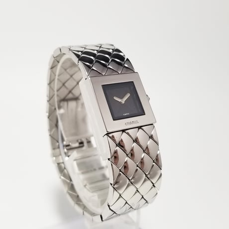 【CHANEL】シャネル 腕時計 マトラッセ クォーツ H0009 ブレスウォッチ【電池交換済】