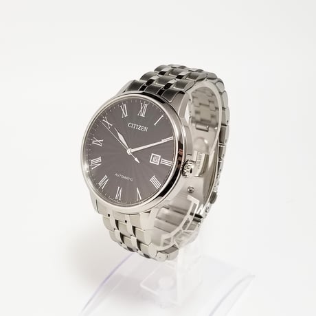 【CITIZEN】CITIZEN シチズン 自動巻 8210-S099935 稼働 付属品あり ブラック文字盤 裏スケ