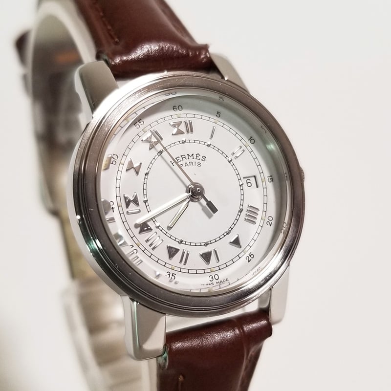 HERMES】エルメス キャリック CA1.210 レディース腕時計 クオーツ 
