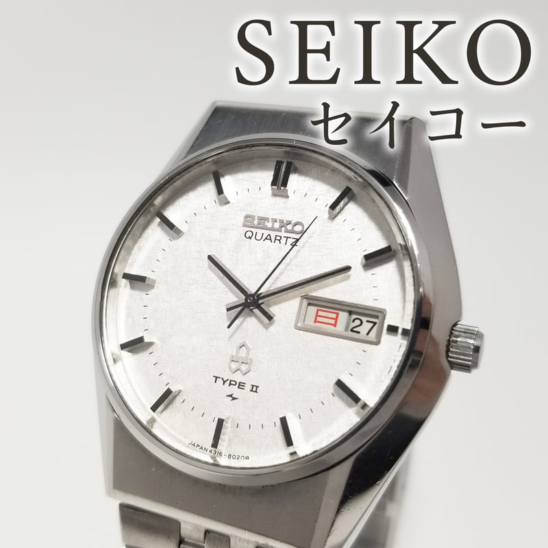 SEIKO】セイコー 腕時計 タイプ2 SEIKO TYPEⅡ クォーツ 稼働 4316-8