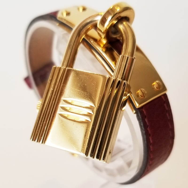 HERMES】エルメス レディース腕時計 ケリーウォッチ KE1.201 クォーツ