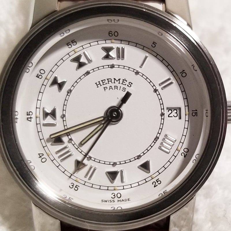 HERMES】エルメス キャリック CA1.210 レディース腕時計 クオーツ