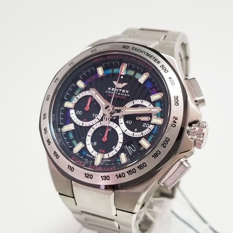 【定価46万・新品未使用品】KENTEX ケンテックス クラフツマン プレステージ ブルークロノ S526X-07 自動巻 メンズ腕時計