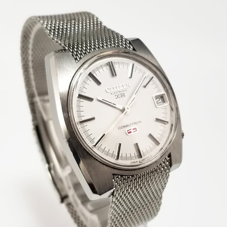 【CITIZEN】CITIZEN シチズン COSMOTRON コスモトロン 4-480112 稼働ジャンク クォーツ【電池交換済】