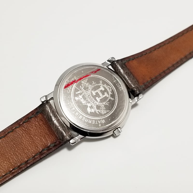 HERMES】エルメス レディース腕時計 セリエ オーストリッチ クオーツ