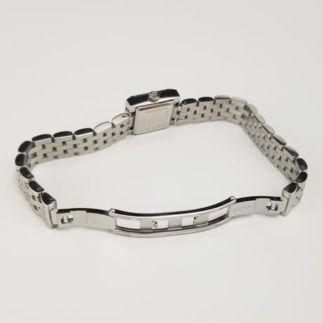 【GUCCI】グッチ 腕時計 Gフレーム クォーツ 128.5 スクエア【電池交換済】