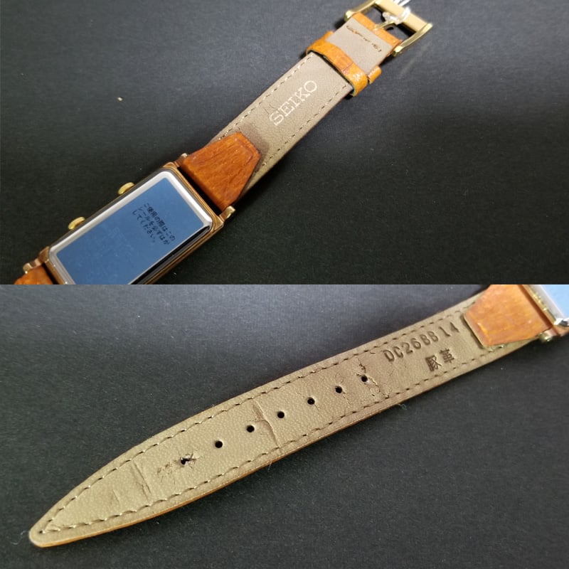 SEIKO】セイコー 腕時計 稼動品 ノイエ クォーツ 1EFW-5A00 ダブル