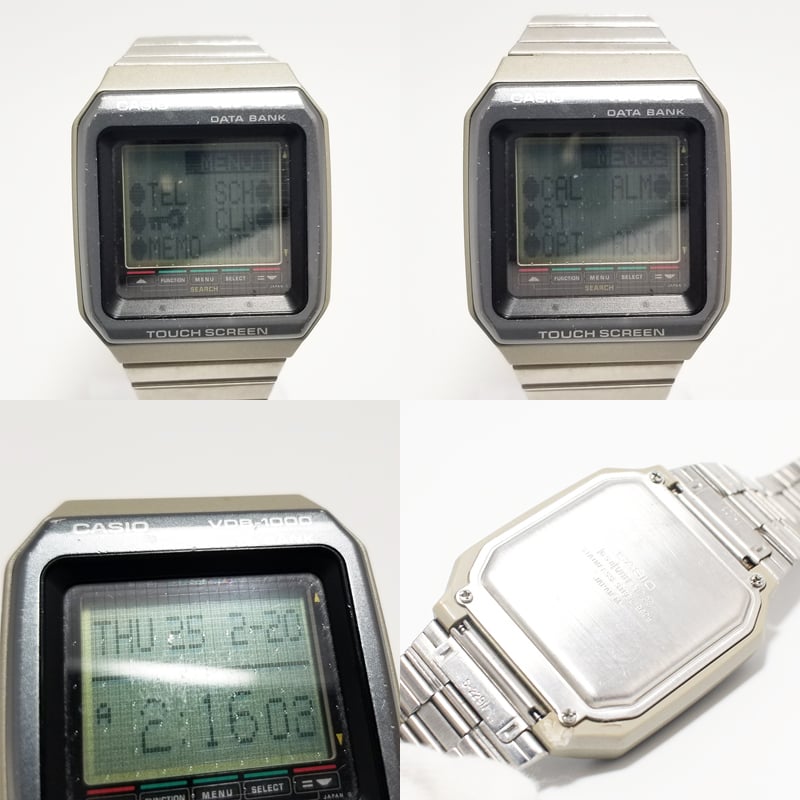 CASIO】カシオ メンズ腕時計 データバンク デジタル クオーツ VDB-1000