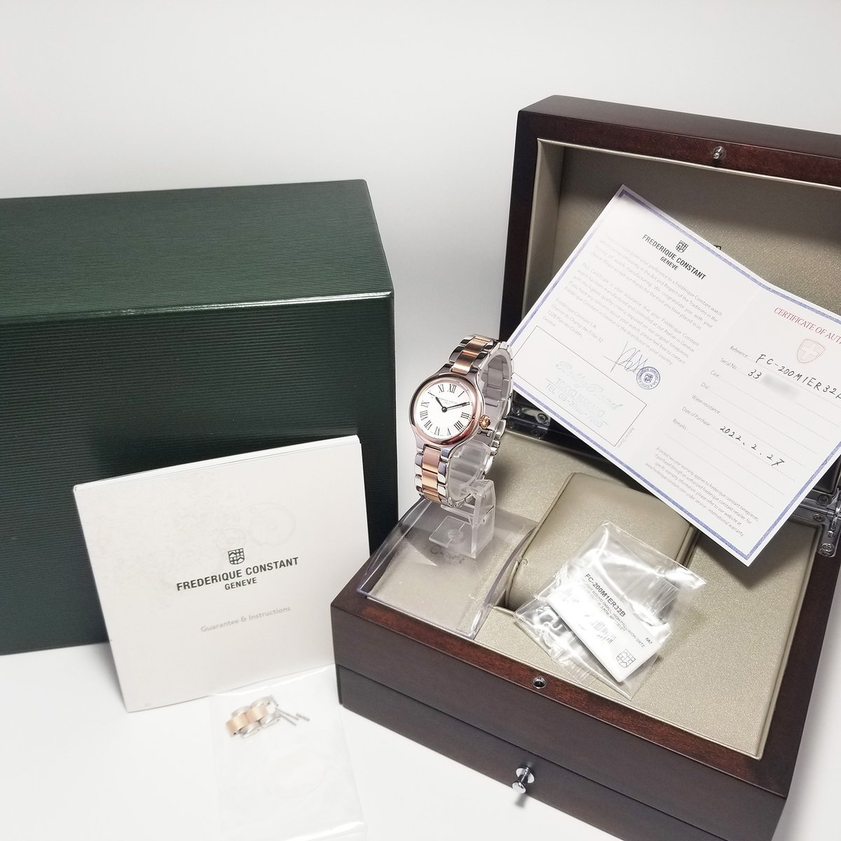 FREDERIQUE CONSTANT】フレデリック・コンスタント 腕時計 FC-200M1