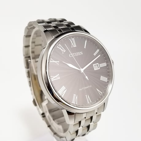 【CITIZEN】CITIZEN シチズン 自動巻 8210-S099935 稼働 付属品あり ブラック文字盤 裏スケ