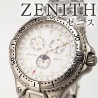 【ZENITH】ゼニス デファイ ムーンフェイズ トリプルカレンダー クォーツ 02.2000.393 白文字盤