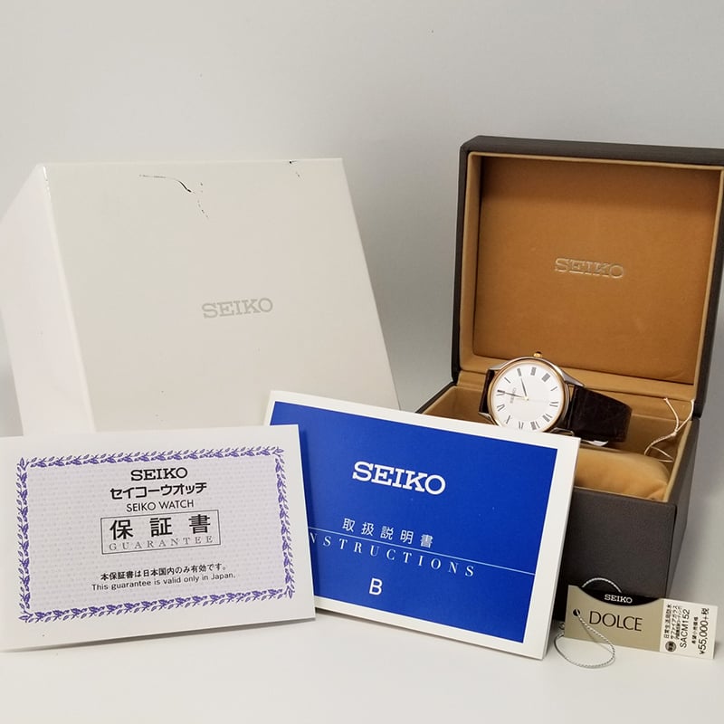 SEIKO】セイコー メンズ腕時計 ドルチェ アナログ クオーツ 8J41-0AJ0