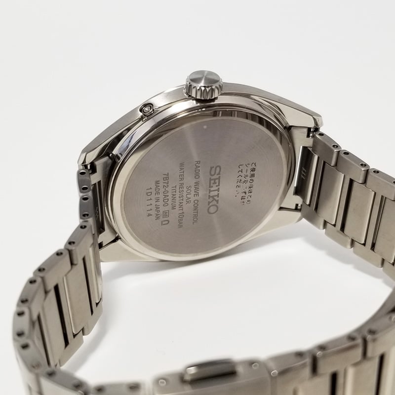 SEIKO】セイコー メンズ腕時計 アストロン 電波ソーラー 7B72-0AD0