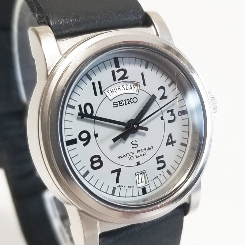 SEIKO】セイコー ユニセックス腕時計 クォーツ SUS サス 7N33-6050