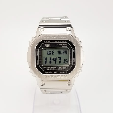 【CASIO】カシオ 腕時計 Gショック G-SHOCK フルメタル ソーラー デジタル GMW-B5000D-1JF Bluetooth 美品
