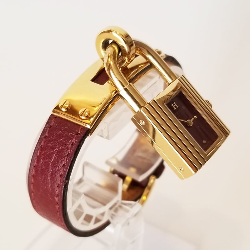 HERMES】エルメス レディース腕時計 ケリーウォッチ KE1.201 クォーツ