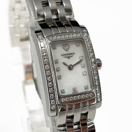 【LONGINES】ロンジン 腕時計 ドルチェビータ ダイヤベゼル シェル文字盤 L5.158.0