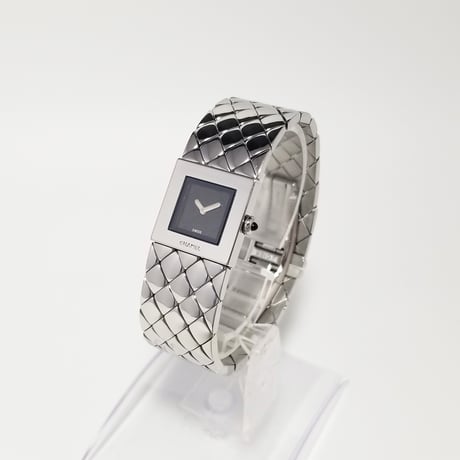 【CHANEL】シャネル 腕時計 マトラッセ クォーツ H0009 ブレスウォッチ【電池交換済】