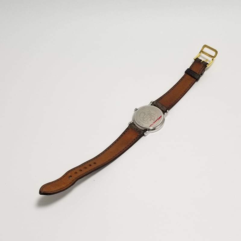 HERMES】エルメス レディース腕時計 セリエ オーストリッチ クオーツ