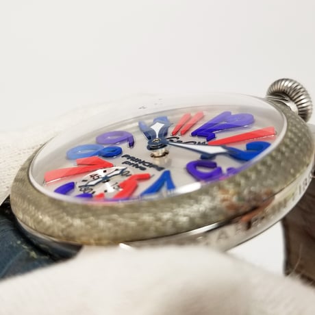 【GAGA MILANO】ガガミラノ マヌアーレ48MM プリンチペプリヴェ 5510.1 250本限定モデル 手巻き 激レア