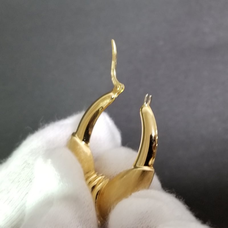 UNOAERRE】ウノアエレ 750 ☆1AR刻印 イエローゴールドフープ UNOAERRE】ウノアエレ 750 ☆1AR刻印 イエローゴールドフープ