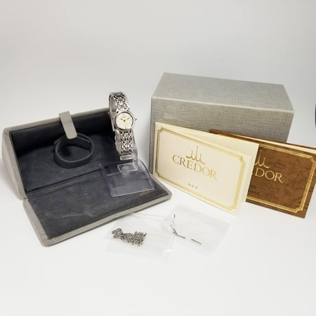【SEIKO】セイコー 腕時計 CREDOR クレドール クォーツ 稼働品 白文字盤 3針 7371-5030