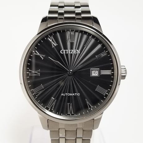 【CITIZEN】CITIZEN シチズン 自動巻 8210-S099935 稼働 付属品あり ブラック文字盤 裏スケ