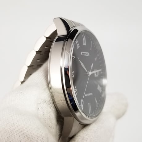 【CITIZEN】CITIZEN シチズン 自動巻 8210-S099935 稼働 付属品あり ブラック文字盤 裏スケ