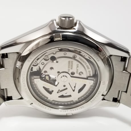 【CITIZEN】シチズン シチズンコレクション 自動巻き NP1010-51E 付属品あり オープンハート 裏スケ