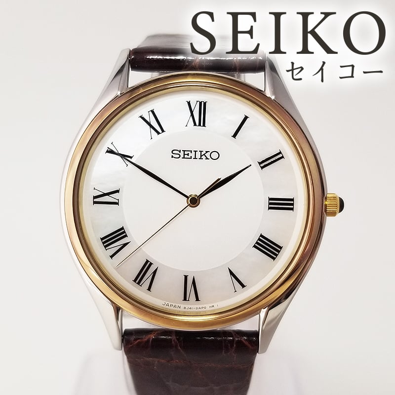 SEIKO】セイコー メンズ腕時計 ドルチェ アナログ クオーツ 8J41-0AJ0