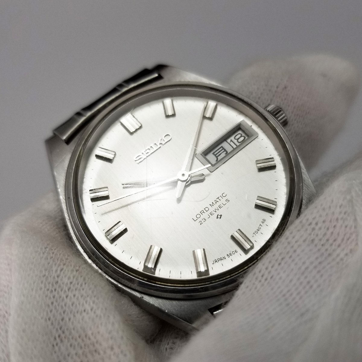 SEIKO】セイコー 腕時計 LM ロードマチック 5606-7040 自動巻 稼働訳 