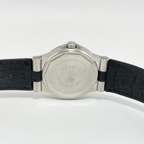 【BVLGARI】ブルガリ 腕時計 ディアゴノ 自動巻き AT LCV35S ブラック文字盤 デイト
