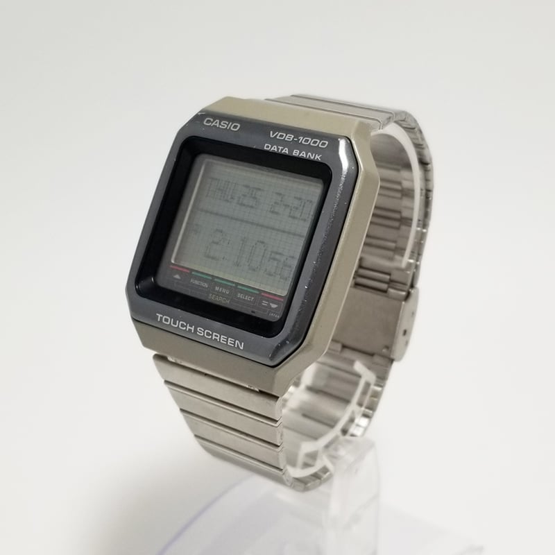 CASIO】カシオ メンズ腕時計 データバンク デジタル クオーツ VDB-1000