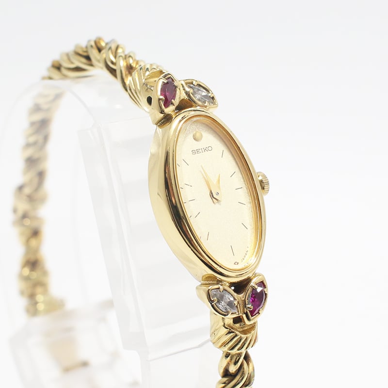 SEIKO】セイコー レディース腕時計 ゴールドカラー クオーツ 1E20-5760