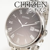 【CITIZEN】CITIZEN シチズン 自動巻 8210-S099935 稼働 付属品あり ブラック文字盤 裏スケ