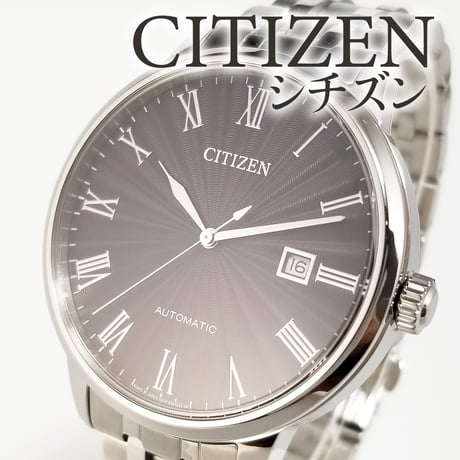【CITIZEN】CITIZEN シチズン 自動巻 8210-S099935 稼働 付属品あり ブラック文字盤 裏スケ