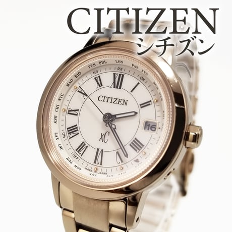 【CITIZEN】シチズン レディース腕時計 XC クロスシー ハッピーフライト 電波ソーラー EC1144-51W