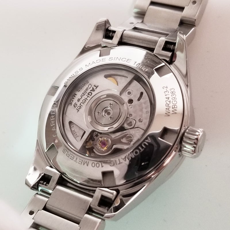 TAG HEUER】タグホイヤー レディース腕時計 AT カレラ 12Pダイヤ TAG HEUER】タグホイヤー レディース腕時計 AT カレラ 12Pダイヤ