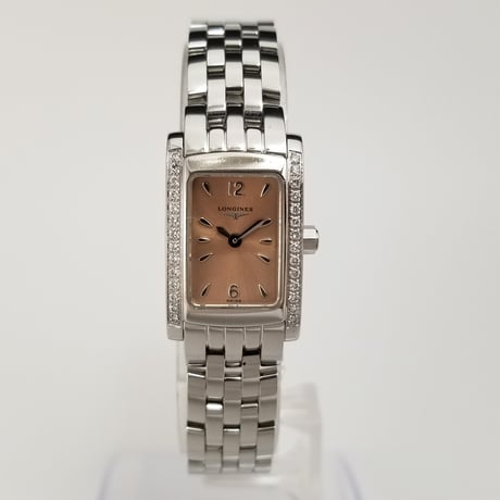 【LONGINES】ロンジン 腕時計 ドルチェビータ ダイヤベゼル クォーツ L5.158.0【電池交換済】