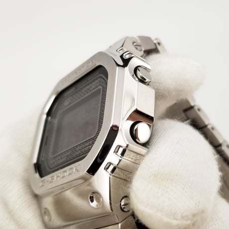 【CASIO】カシオ 腕時計 Gショック G-SHOCK フルメタル ソーラー デジタル GMW-B5000D-1JF Bluetooth 美品