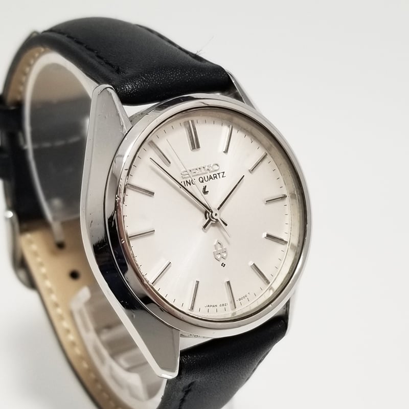 SEIKO】セイコー メンズ腕時計 キングクオーツ 4821-8000 皮