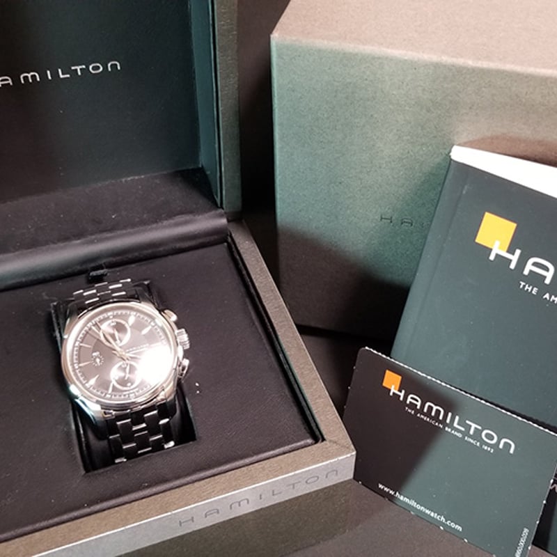 HAMILTON】ハミルトン メンズ腕時計 ジャズマスター 自動巻 クロノ 